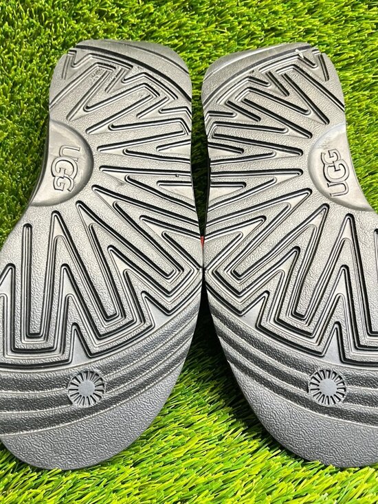 UGG Kick It Mens Size 9 Red Black Casual Classic Slip On Slide Slippers Shoes main image 9